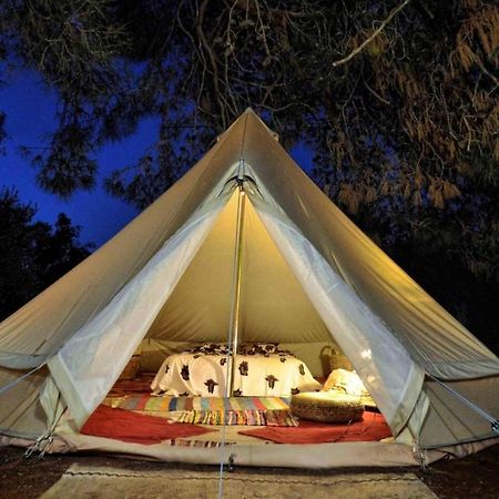Glamping At A Lovely Tent In Skiaxtro- Marathopoli Villa Exterior photo