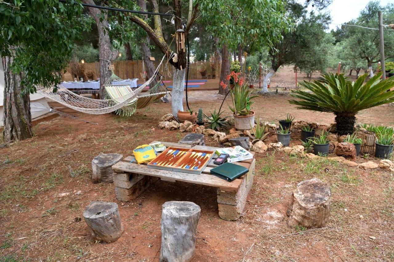 Glamping At A Lovely Tent In Skiaxtro- Marathopoli Villa Exterior photo