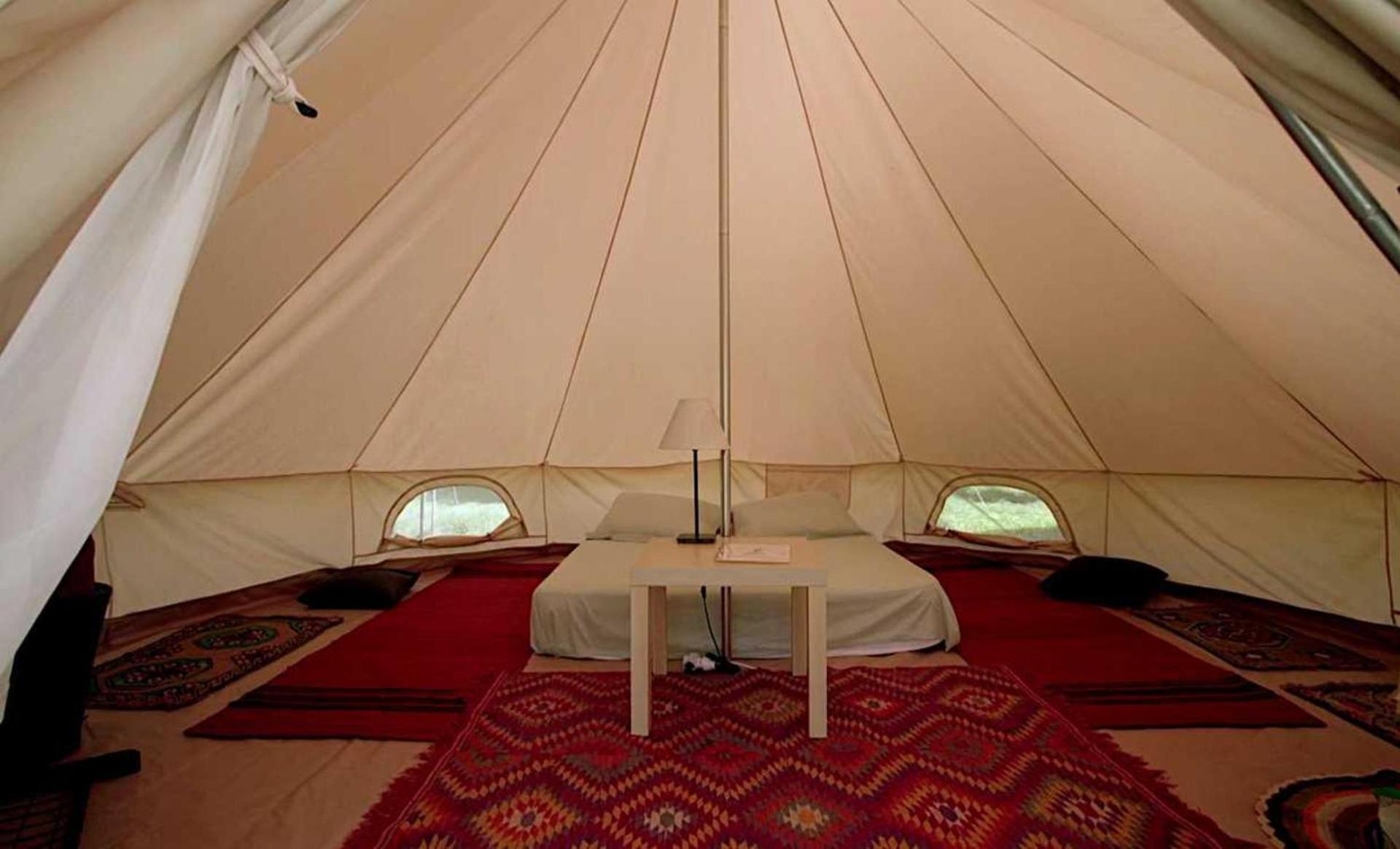 Glamping At A Lovely Tent In Skiaxtro- Marathopoli Villa Exterior photo
